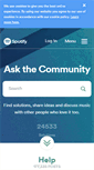 Mobile Screenshot of community.spotify.com